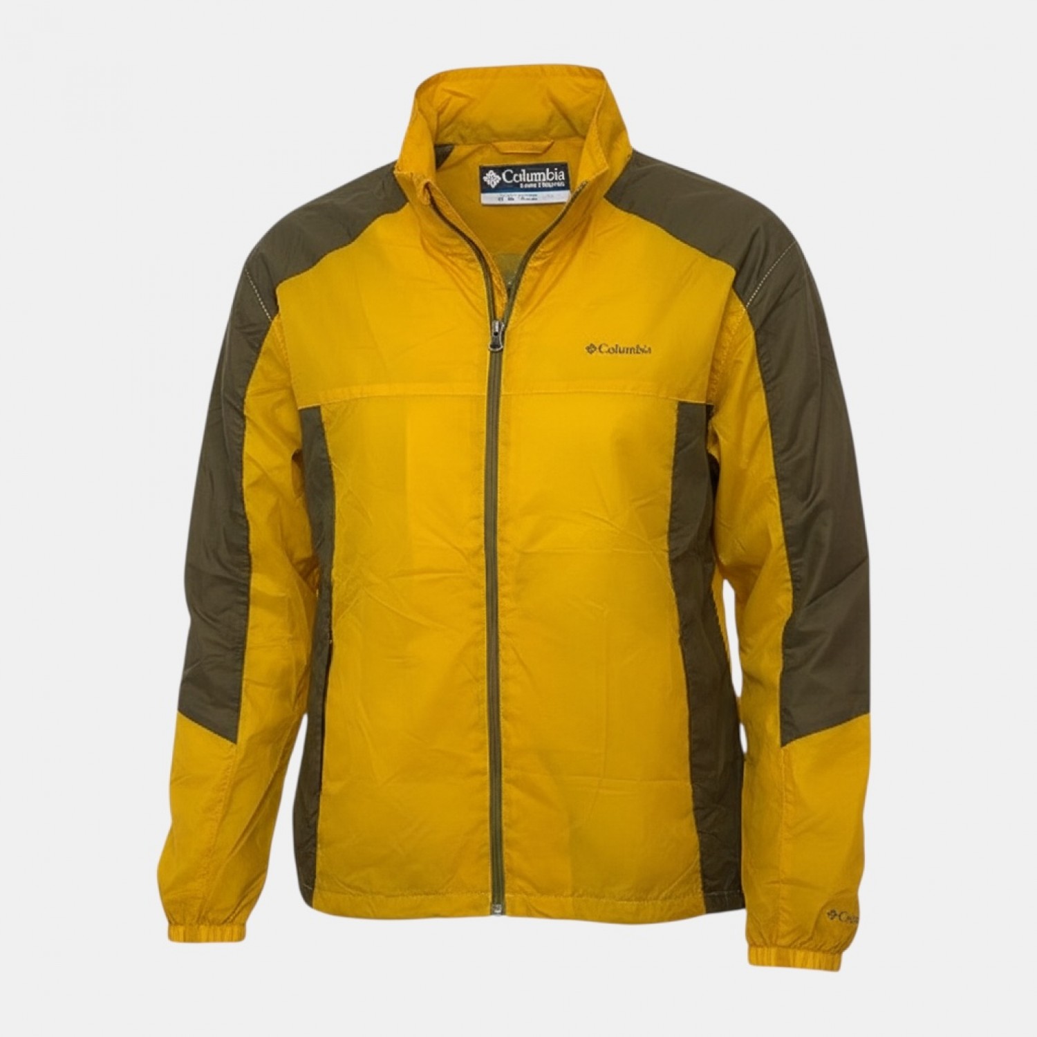 Columbia Lightweight Hooded Jacket Κίτρινο Χακί /pre owned